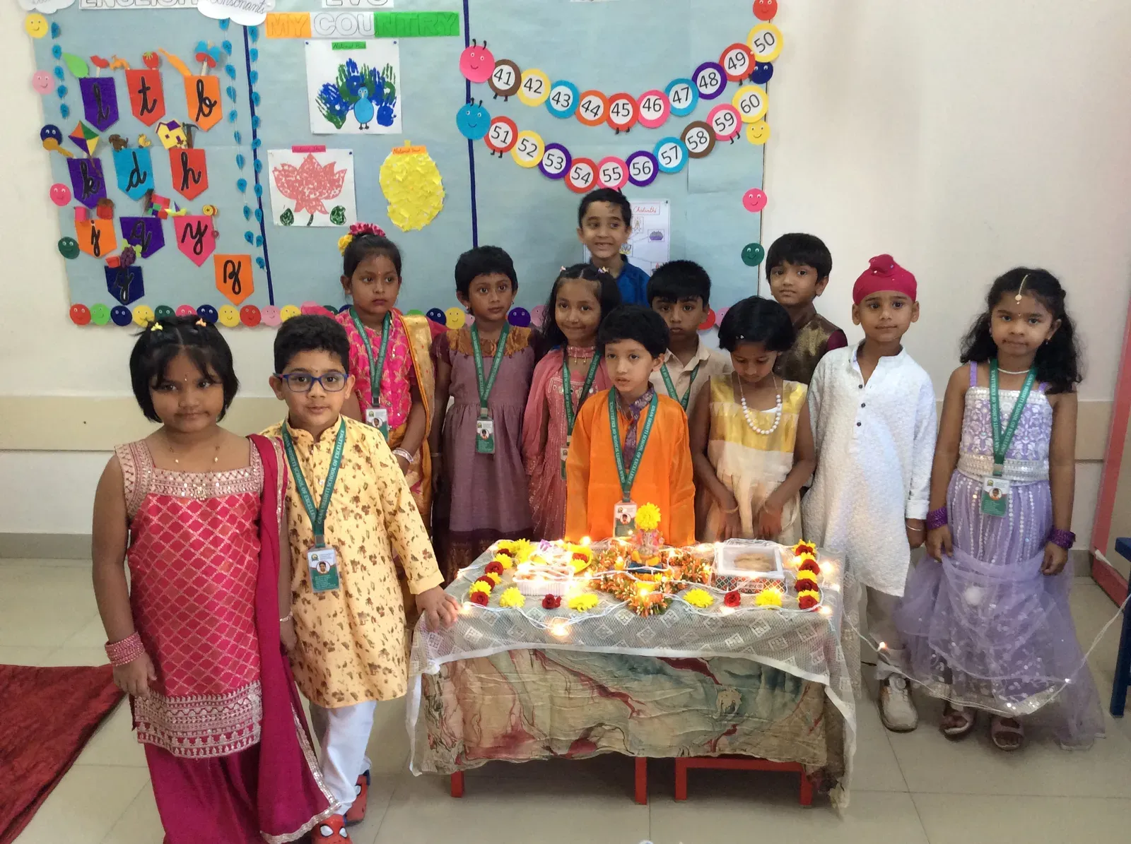 Preparatory school students at a school activity