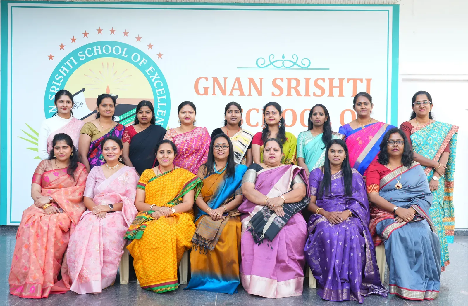 The Gnan Srishti teaching staff