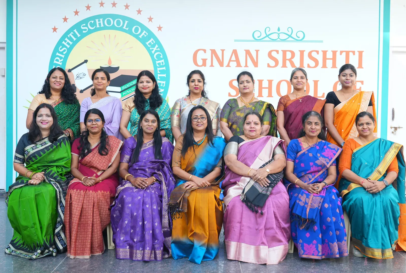 The Gnan Srishti teaching staff