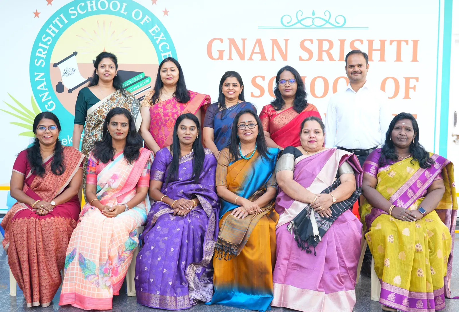 The Gnan Srishti teaching staff