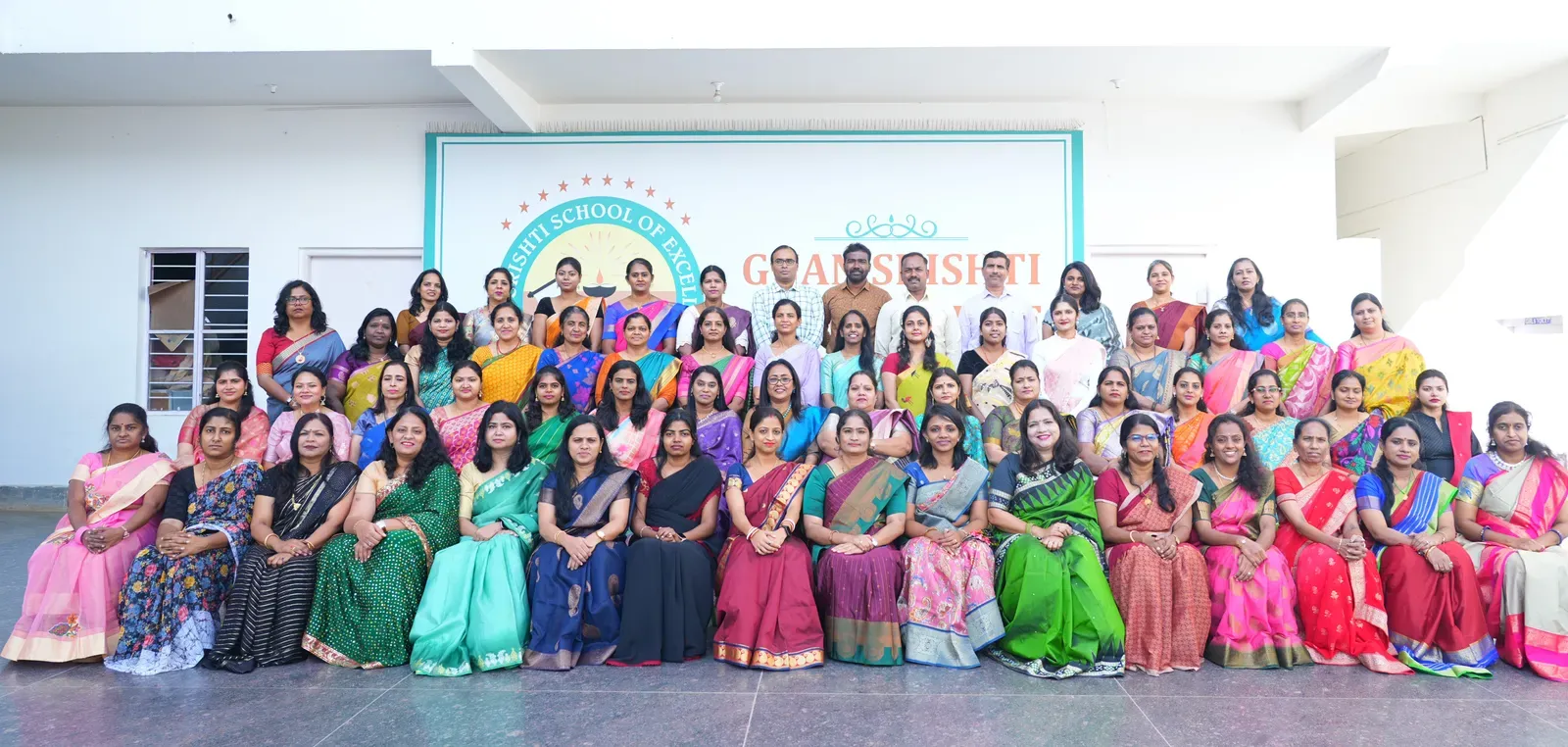 The Gnan Srishti teaching staff